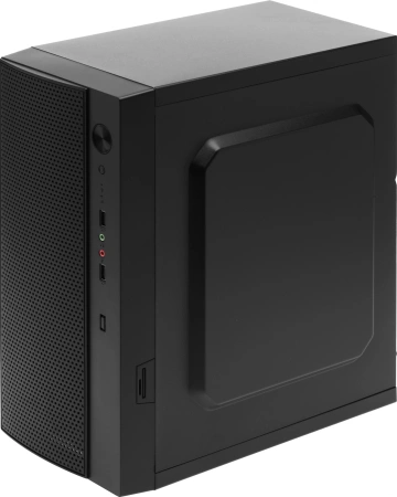 Корпус Accord Entry ACC-242B черный без БП mATX 1x80mm 2xUSB2.0 audio
