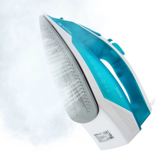 Утюг Vitek VT-8307 2400Вт синий/белый