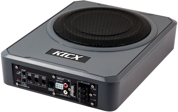 Сабвуфер автомобильный Kicx Q200BA 300Вт активный (20см/8")