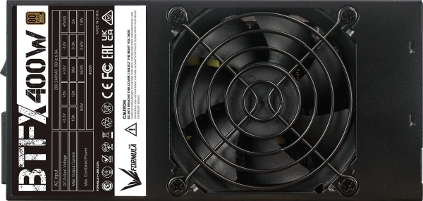 Блок питания Formula TFX 400W BTFX-400 80+ bronze (20+4pin) APFC 80mm fan 3xSATA Cab Manag RTL