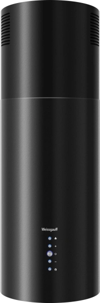 Вытяжка каминная Weissgauff Tubus 1406 Island черный управление: кнопочное (1 мотор)