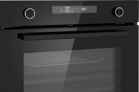 Духовой шкаф Электрический Weissgauff EOM 741 PDB Black Edition черный