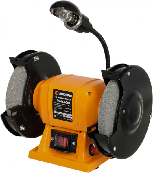 Электроточило Вихрь ТС-15А-200 200Вт 2950об/мин d=150мм t=16мм