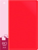 Папка с 80 прозр.вклад. Бюрократ -BPV80RED A4 пластик 0.8мм торц.карм с бум. встав красный