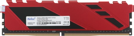 Память DDR4 8GB 3600MHz Netac NTSDD4P36SP-08R Shadow RTL Gaming PC4-28800 CL18 DIMM 288-pin 1.35В In