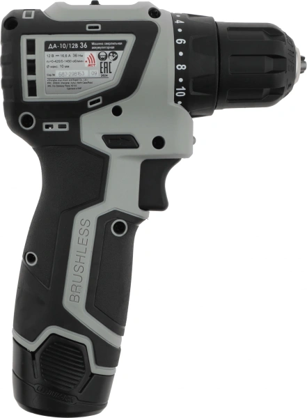 Дрель-шуруповерт Интерскол ДА-10/12В аккум. патрон:быстрозажимной (687.1.2.70)