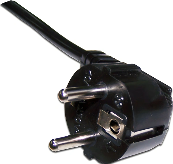 Шнур питания Lanmaster LAN-PP13/SHA-1.0-BK (упак.:1шт) 1м черный