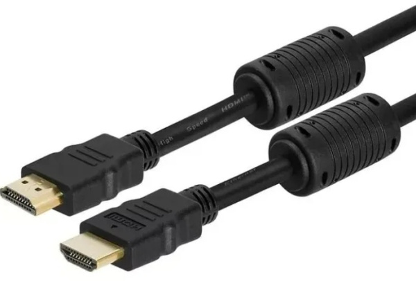 Кабель соединительный аудио-видео Premier 5-813 HDMI (m)/HDMI (m) 0.75м. феррит.кольца черный (5-813 0.75)
