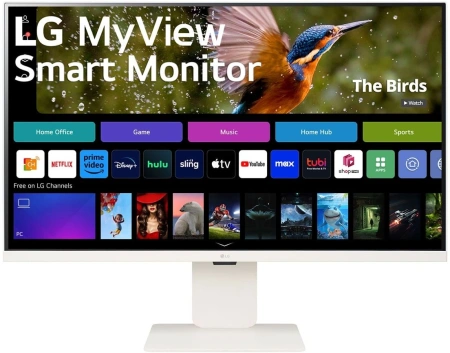 Монитор LG 31.5" MyView 32SR83U-W белый IPS LED 16:9 HDMI M/M матовая HAS 400cd 178гр/178гр 3840x2160 60Hz UHD USB 7.7кг
