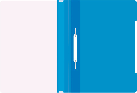 Папка-скоросшиватель Бюрократ Economy -PSE20/1 A4 прозрач.верх.лист пластик ассорти