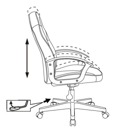 Кресло игровое Zombie 11LT черный текстиль/эко.кожа крестов. пластик черный