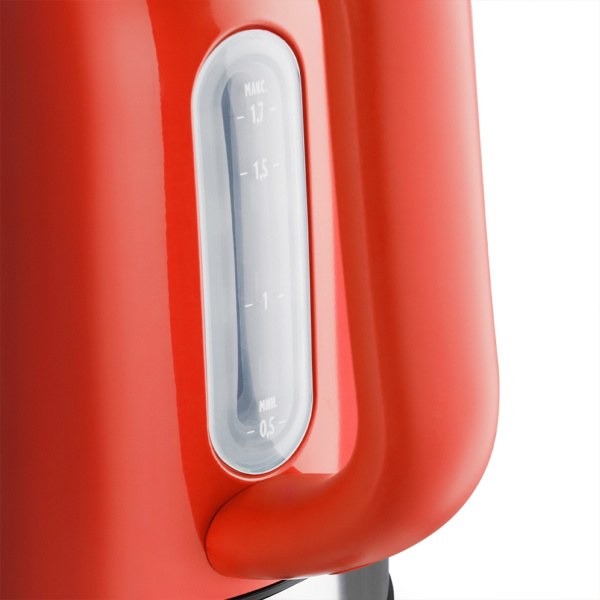 Чайник электрический Kitfort КТ-6147-3 1.7л. 2200Вт красный корпус: металл/пластик