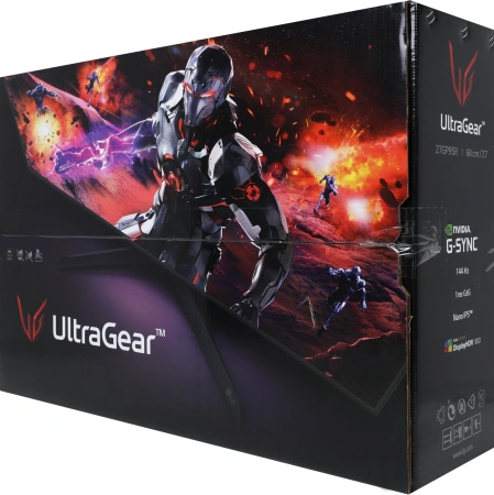 Монитор LG 27" 27GP95RP-B IPS 4K чер 1ms HDMI DP USB HAS 160Hz 400cd Ex