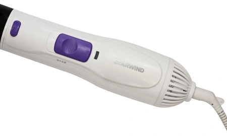 Фен-щетка Starwind SHP8502 1000Вт белый/фиолетовый