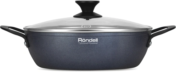 Сотейник Rondell Evolution-R RDA-799 d=26см (с крышкой) графитовый