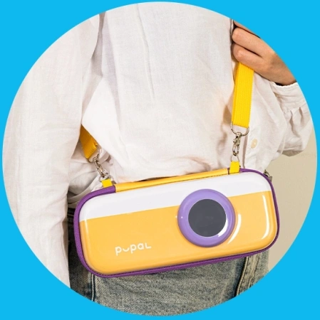 Пенал Deli BC288A Pupal ассорти 1отд. 230x110x55мм EVA