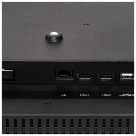 Телевизор LED Hyundai 43" H-LED43BU7003 Яндекс.ТВ Frameless черный 4K Ultra HD 60Hz DVB-T DVB-T2 DVB-C DVB-S DVB-S2 USB WiFi Smart TV