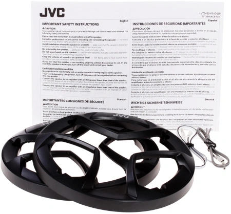 Колонки автомобильные JVC CS-J620 300Вт 92дБ 4Ом 16см (6дюйм) (ком.:2кол.) коаксиальные двухполосные