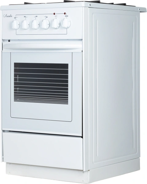 Плита Комбинированная Лысьва ЭГ 401 СТ-2у белый (без крышки) реш.сталь