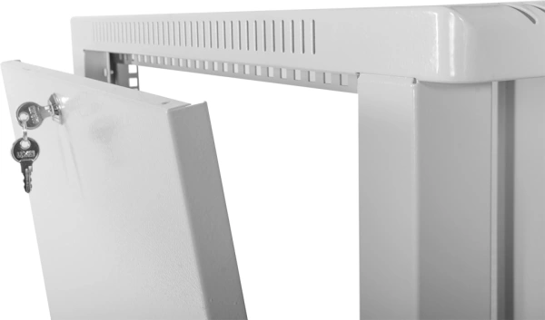 Шкаф коммутационный ЦМО (ШРН-12.350) настенный 12U 600x359мм пер.дв.стекл 200кг серый 300мм 180град.