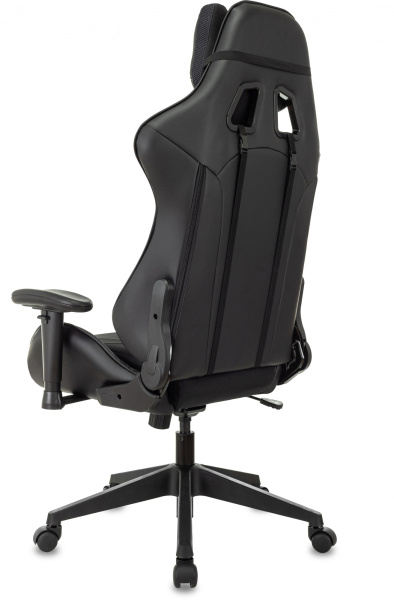 Кресло игровое Zombie VIKING 4 AERO Edition черный текстиль/эко.кожа с подголов. крестов. пластик