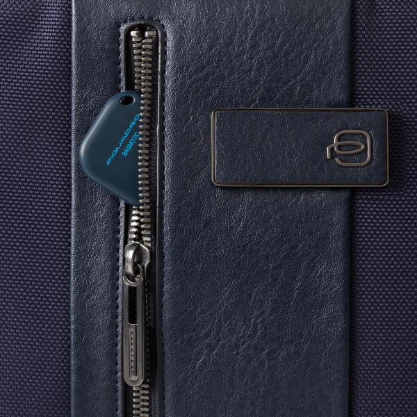 Сумка дорожная Piquadro Brief2 BV4447BR2/BLU синий ткань/натур.кожа