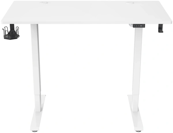Стол для компьютера Cactus CS-ED-WWT столешница МДФ белый каркас белый