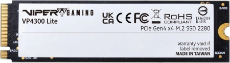 Накопитель SSD Patriot PCIe 4.0 x4 500GB VP4300L500GM28H Viper VP4300 Lite M.2 2280