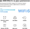 Бесшовный Mesh роутер Mercusys HALO H80X(2-PACK) AX3000 10/100/1000BASE-TX белый (упак.:2шт)