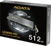 Накопитель SSD A-Data PCIe 4.0 x4 512GB ALEG-850-512GCS Legend 850 M.2 2280