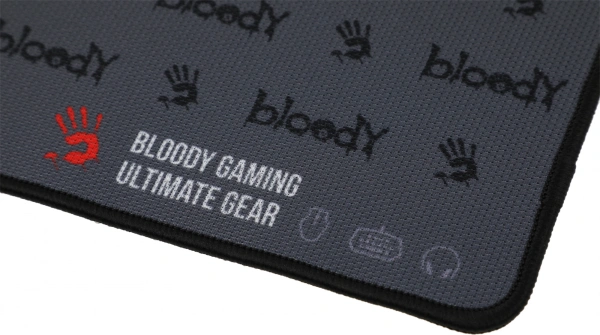 Коврик для мыши A4Tech Bloody BP-30M Средний черный 350x280x3мм
