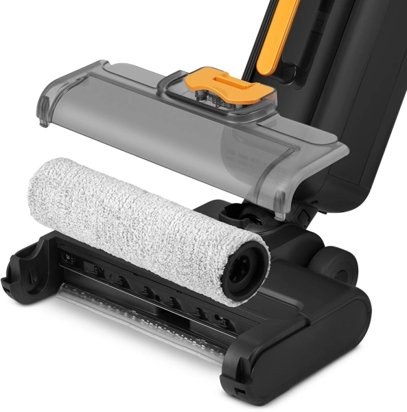 Пылесос моющий Kitfort КТ-5260 200Вт черный/оранжевый