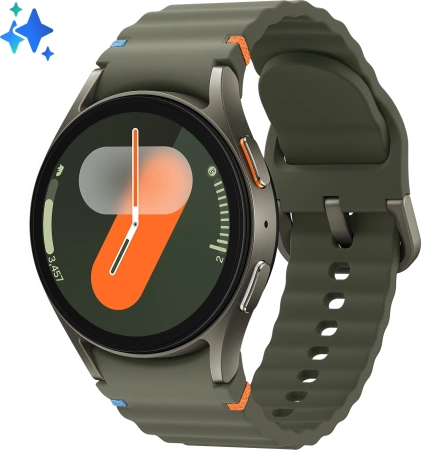 Смарт-часы Samsung Galaxy Watch 7 LTE 40мм 1.31" AMOLED корп.зеленый рем.зеленый (SM-L305FZGACAU)