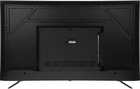 Телевизор LED Hyundai 55" H-LED55BU7100 WebOS Frameless Metal серый/серый 4K Ultra HD 60Hz MEMC DVB-T DVB-T2 DVB-C DVB-S DVB-S2 USB WiFi Smart TV