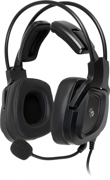 Наушники с микрофоном A4Tech Bloody G575 черный 2м мониторные USB оголовье (G575 USB/ BLACK)