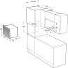 Микроволновая печь Gorenje BMI201AG1X 20л. 800Вт нержавеющая сталь/черный (встраиваемая)