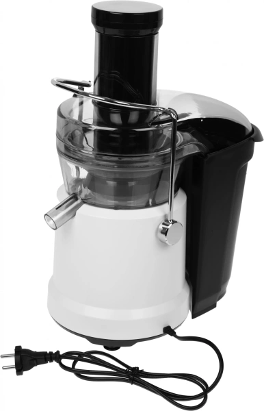 Соковыжималка центробежная Kitfort КТ-1145 1000Вт рез.сок.:800мл. белый/черный