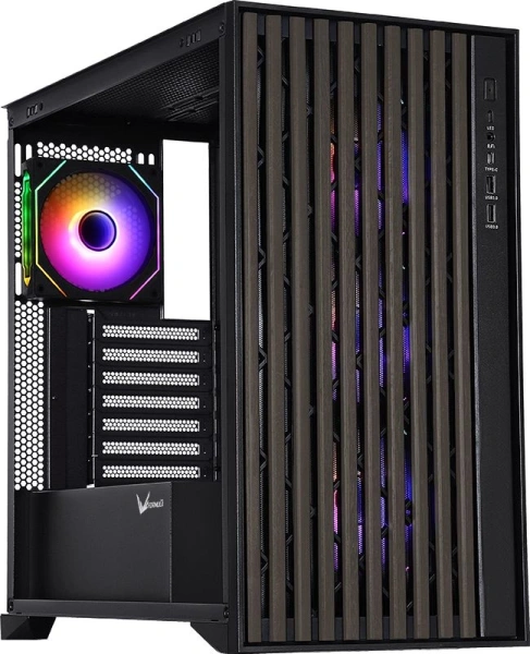 Корпус Formula TimberLine T0 черный без БП ATX 6x120mm 6x140mm 2xUSB3.0 audio