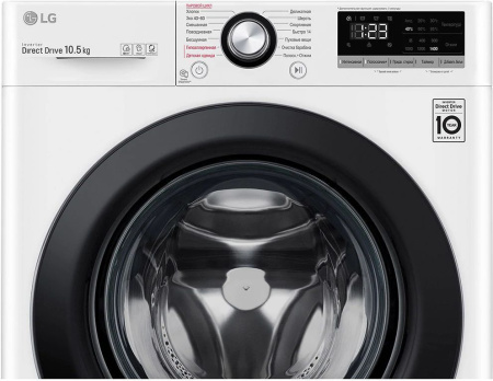 Стиральная машина LG TW4V3RS6W класс: A загр.фронтальная макс.:10.5кг белый инвертер