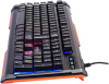 Клавиатура Оклик 717G BLACK DEATH черный/серый USB Multimedia for gamer LED