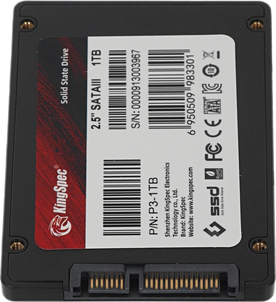 Накопитель SSD Kingspec SATA III 1Tb P3-1TB 2.5"
