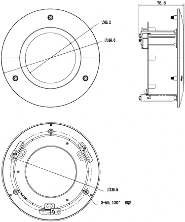 Кронштейн Dahua DH-PFB200C Аналог DH-PFB5203C DH-PFB200C