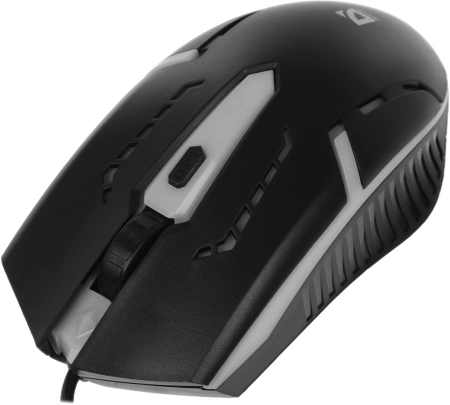 Мышь Defender Flash MB-600L черный оптическая 1200dpi USB 3but (52600)