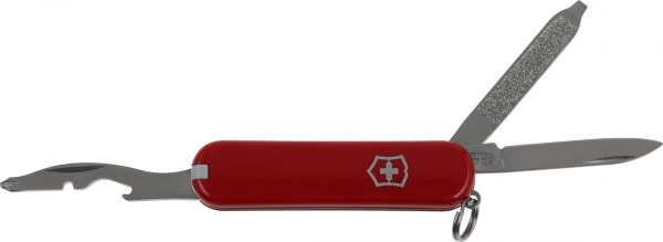 Нож перочинный Victorinox Rally (0.6163) 58мм 9функц. красный карт.коробка