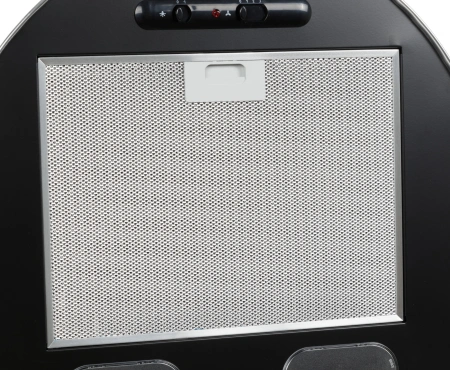 Вытяжка каминная Elikor Эпсилон 60П-430-П3Л черный/серебристый управление: ползунковое (1 мотор)