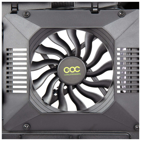 Корпус Hiper CC BG черный без БП ATX 1x120mm 3x140mm 2xUSB3.0 audio bott PSU