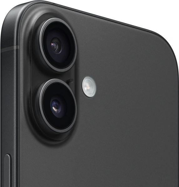 Смартфон Apple A3288 iPhone 16 128Gb черный моноблок 3G 4G 2Sim 6.1" 1179x2556 iOS 18 48Mpix 802.11 a/b/g/n/ac/ax/be NFC GPS Protect