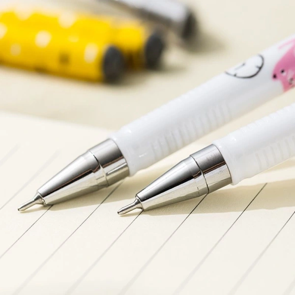 Ручка гелев. Deli EG81-BK корп.ассорти чернила черн. игловидный пиш. наконечник линия 0.5мм