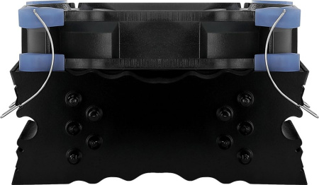 Устройство охлаждения(кулер) Aerocool Verkho 5 DARK Soc-AM4/1151/1200/2066 4-pin 15-27dB Al+Cu 150W 741gr LED Ret