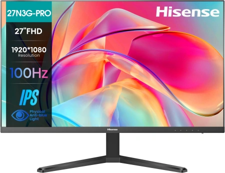 Монитор Hisense 27" 27N3G-PRO IPS FHD чер HDMI VGA 100Hz 250cd In